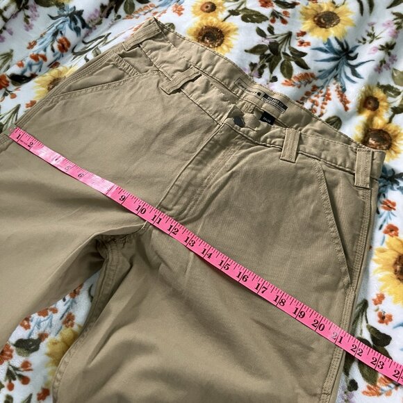 Carhartt Pants Mens 33x28 Rugged Flex Relaxed Fit Tan Canvas Workwear - Picture 10 of 12